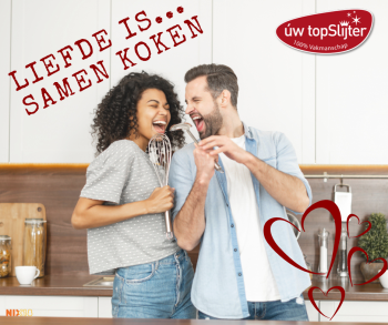 Liefde is samen koken - Valentijnsdag - uw topSlijter