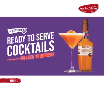 Passionfruit Martini Cocktail - Pornstar Martini - De Kuyper - uw topSlijter nb